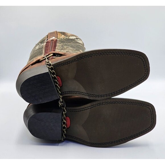 NWOB Laredo Men's Western Boots Gadsden Camo Harness Sq Toe Mossy Oak Sz 7 2472 - Picture 7 of 15